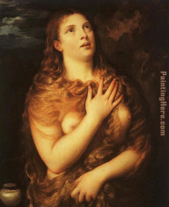 Unknown Artist Saint Mary Magdalene By Titian